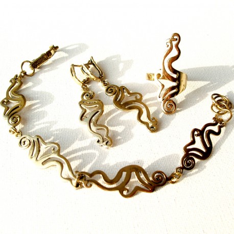 Brass bracelet ŽAP142