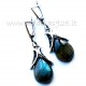 Earrings with Labradorite A486-1