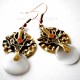Brass earrings ŽA263-1