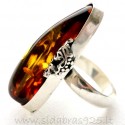 Sold Out Unique jewelry ring with Amber