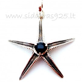 Pendant with Zircon "Sea Star" P321-J /B