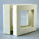 Gift Box "Frames 3D" TW 01 white 50x50