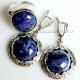 Earrings with Sodalite A543-4