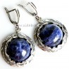 Earrings with Sodalite A543
