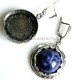 Earrings with Sodalite A543-3