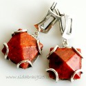 Earrings with Coral A440