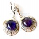 Earrings with Amethyst A277-1