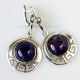 Earrings with Amethyst A277-3