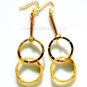 Brass earrings "Circles"