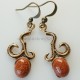 Bronze earrings BA271-3