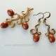 Bronze earrings BA271-5