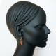 Bronze earrings BA271-2