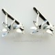 Earrings with English clasp "Star" A095-4