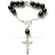 Rosaries on hand with onyx RRHE-1