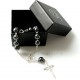Rosaries on hand with onyx RRHE-3