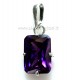 Pendant with purple Zirconium P483-V-1