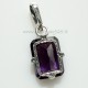 Pendant with purple Zirconium P483-V-3