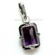 Pendant with purple Zirconium P483-V-2