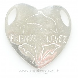 Pendant "Heart Plate" P639