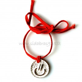 Bracelet with red cord AP217