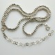Chain - necklace with faceted bubbles-1
