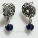 Earrings with Zirconia "Mėlynas spindesys"-3