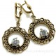 Brass earrings ŽA524-1
