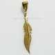Brass pendant ŽP "Plunksnelė"-2