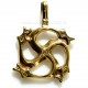 Brass pendant ŽP "Aušliavis"-1