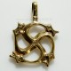 Brass pendant ŽP "Aušliavis"-3