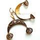 Bronze earrings BA523-2