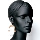 Bronze earrings BA523-4