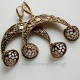 Bronze earrings BA523-3