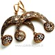 Bronze earrings BA523-1