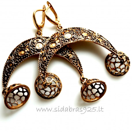 Bronze earrings BA523