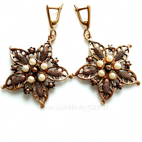 Bronze earrings Perlais BA462