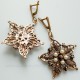 Bronze earrings Perlais BA462-4