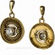 Brass pendant ŽP702 "Kasytė"-2
