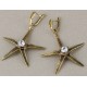 Brass earrings ŽA320-3