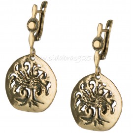 Brass earrings ŽA556