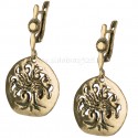 Brass earrings ŽA556