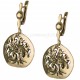 Brass earrings ŽA556-1