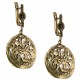 Brass earrings ŽA556-2