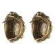 Brass earrings ŽA719 "Burbulai"-3