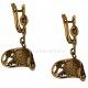 Brass earrings ŽA "Lada"-3