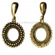 Brass pendant ŽP603 "Burbulų žiedas"-3
