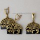 Brass earrings ŽA720 "Suas"-5