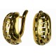 Brass earrings-1