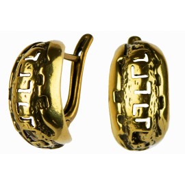 Brass earrings