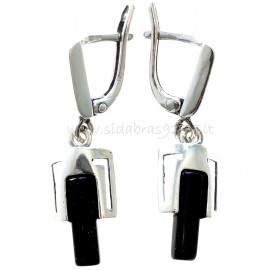 Earrings with Night Stone A173